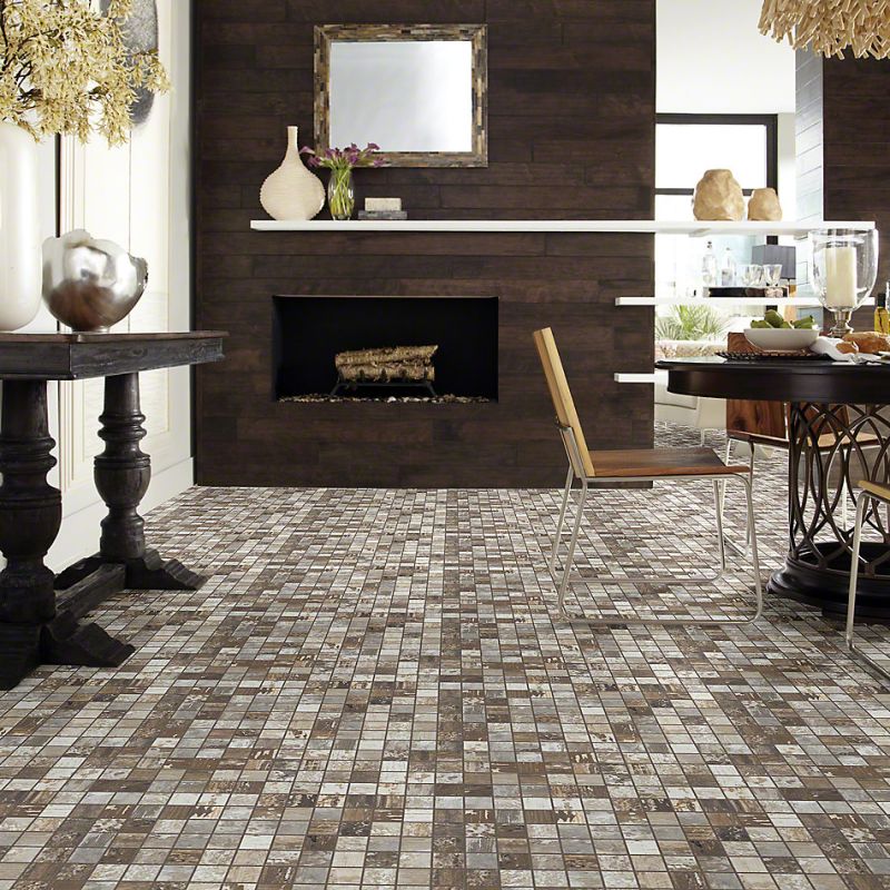 Shaw Floors Ceramic Solutions Timbered Mosaic Beech