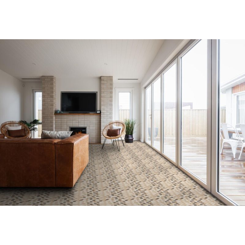 Shaw Floors Ceramic Solutions Boca Brick Mosaic Compass