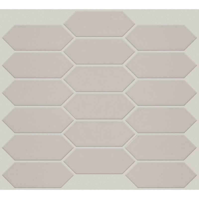 Shaw Floors Ceramic Solutions Grandeur Picket Gloss Warm Grey