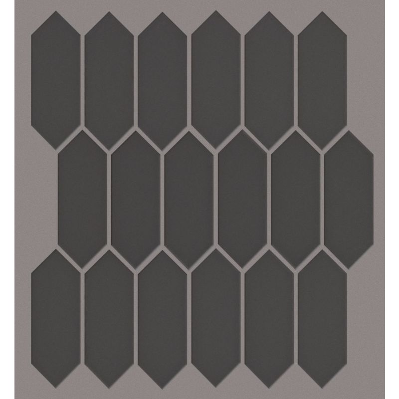 Shaw Floors Ceramic Solutions Grandeur Picket Matte Carbon