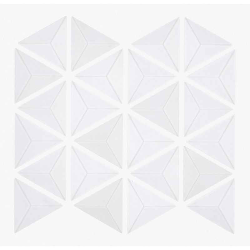 Shaw Floors Ceramic Solutions Geoscapes Triangular White