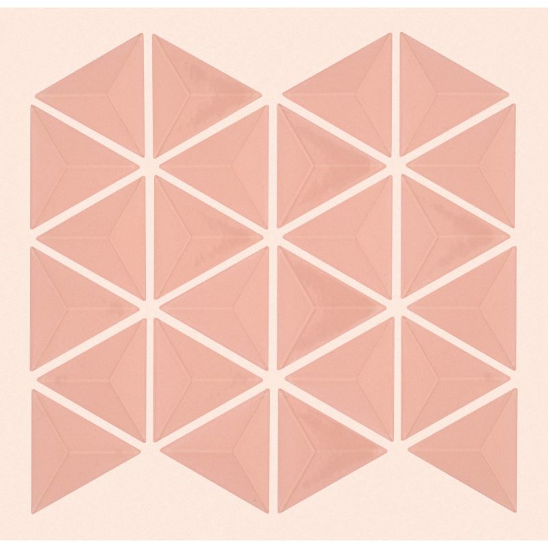 Shaw Floors Ceramic Solutions Geoscapes Triangular First Lady Pink