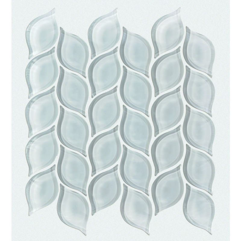 Shaw Floors Ceramic Solutions Cardinal Petal Glass Mosaic Cloud