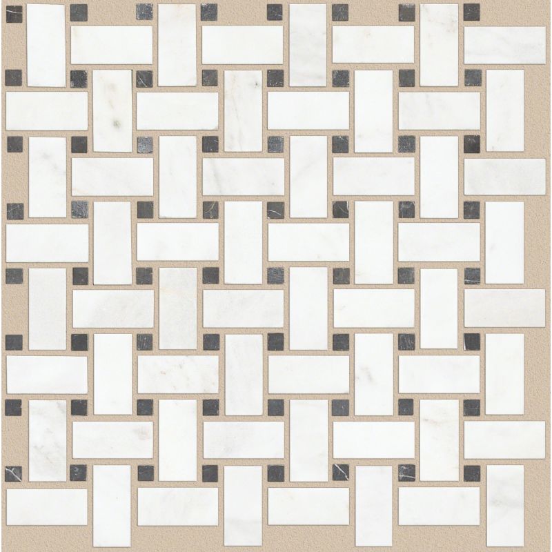Shaw Floors Ceramic Solutions Boca Basketweave Mosaic Admiral