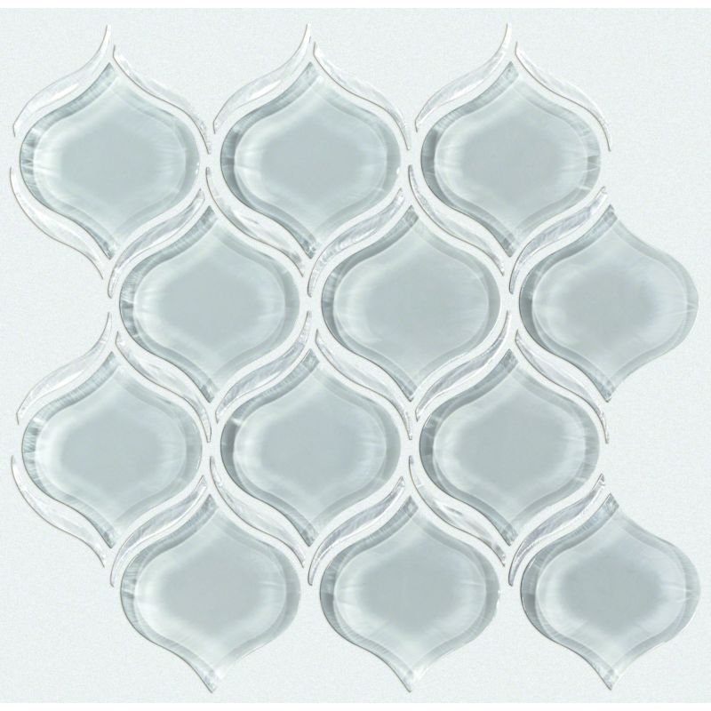 Shaw Floors SFA Paramount Lantern Glass Mosaic Cloud