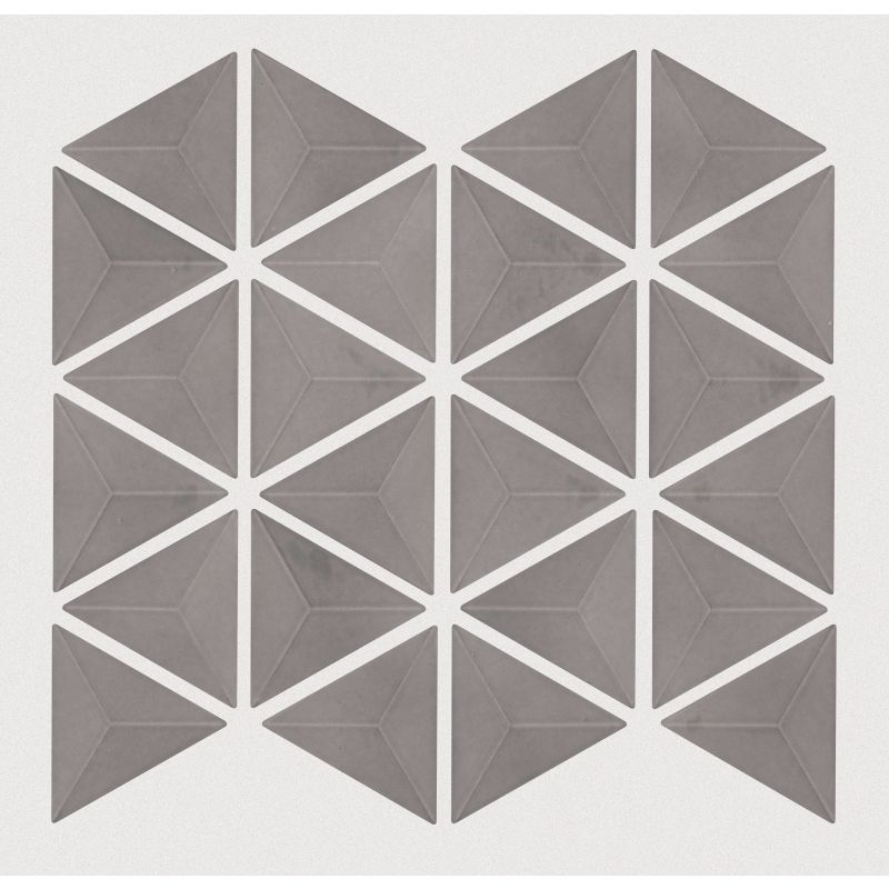 Shaw Floors Home Fn Gold Ceramic Geoscapes Triangle Light Grey