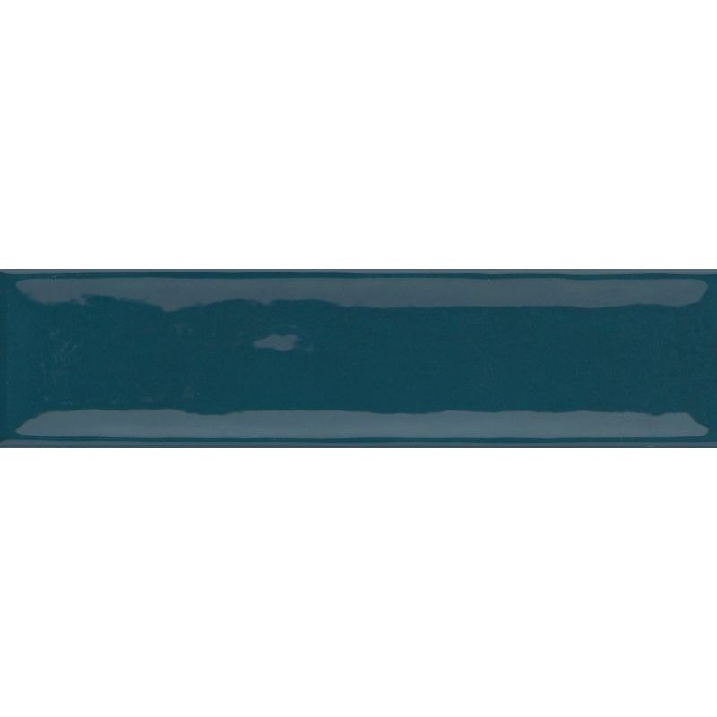 Emser Raku 3 in. x 12 in. Glazed Ceramic Blue