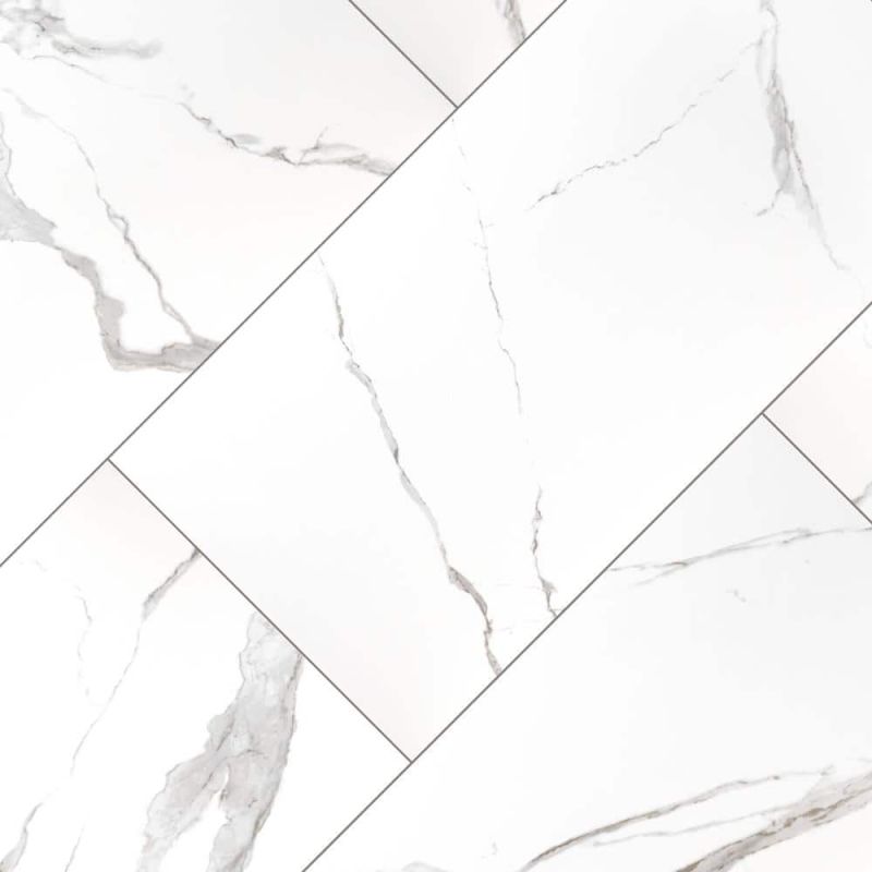 MSI Surfaces Ader Tegal 24 in. x 48 in. Matte Porcelain Marble Look Floor and Wall Tile